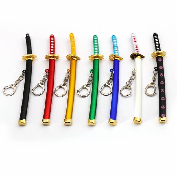 Couteau Ninja Solo 15 cm avec gaine Porte-clés Porte-clés One Piece