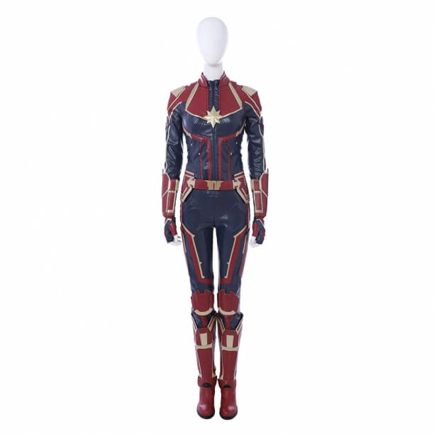 Carol Danvers Cosplay Costume Captain Marvel Jumpsuits