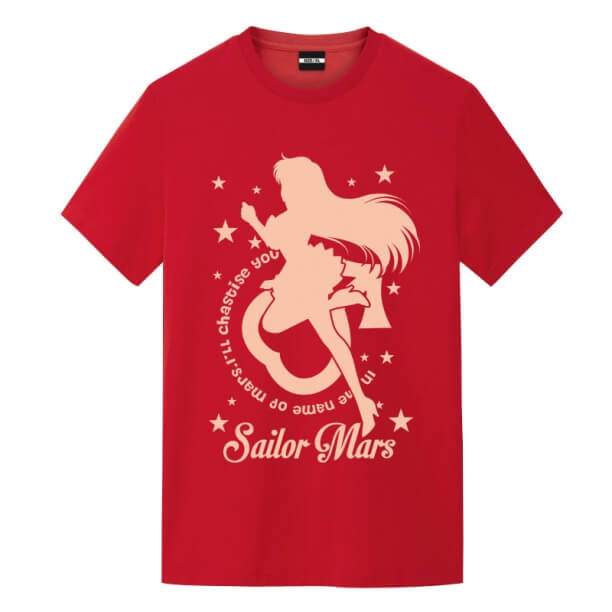Trička Sailor Moon Mars Anime Tees