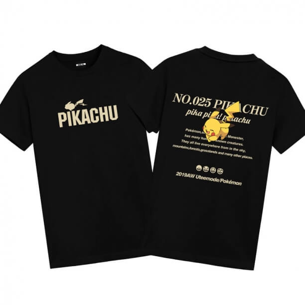 Trička Pokemon Pikachu Anime Graphic T Shirts