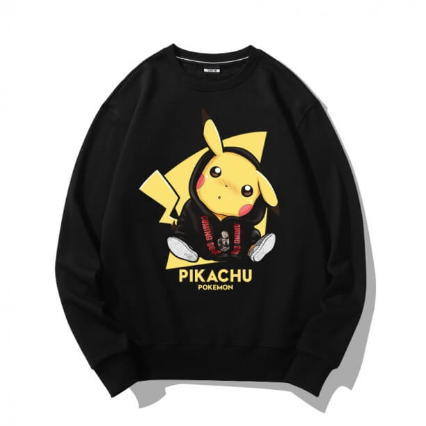Kapüşonlu Pikachu Mont Pokemon Sweatshirt