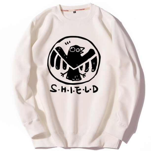 <p>शील्ड Sweatshirts के एजेंटों एवेंजर्स कॉटन सबसे ऊपर</p>
