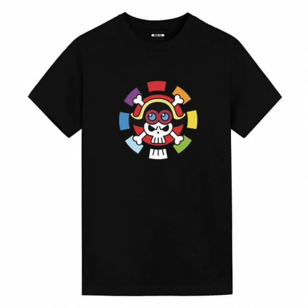 Ein Stück Piraten Logo T-Shirts Anime T-Shirt Design