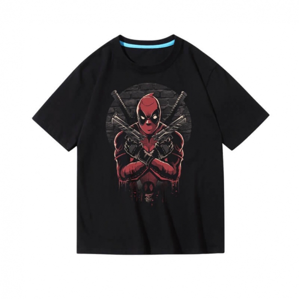 <p>Superhero Deadpool Tees Quality T-Shirt</p>

