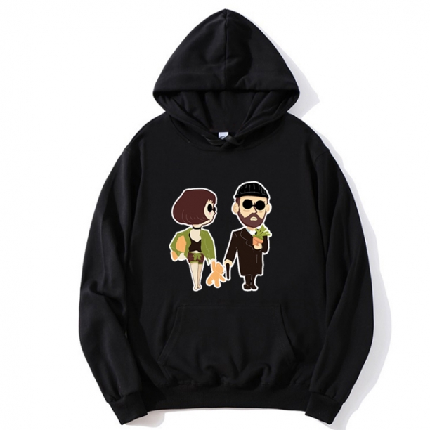 <p>Film Leon Sweatshirt Svart Hoodie</p>
