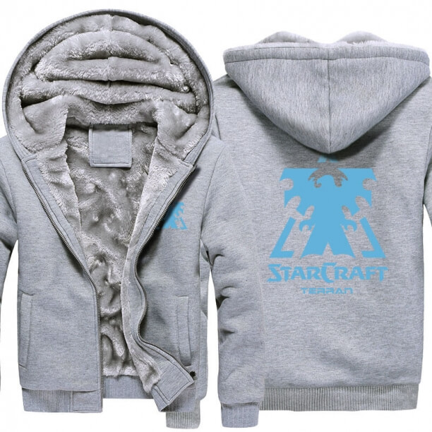 Felpe con cappuccio invernali con logo Starcraft 2