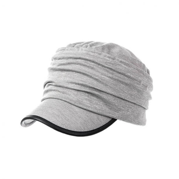 Female Summer Hat Outdoor Travel Duck Cap Casual Fold Beret Anti-UV Hats Ladies Black