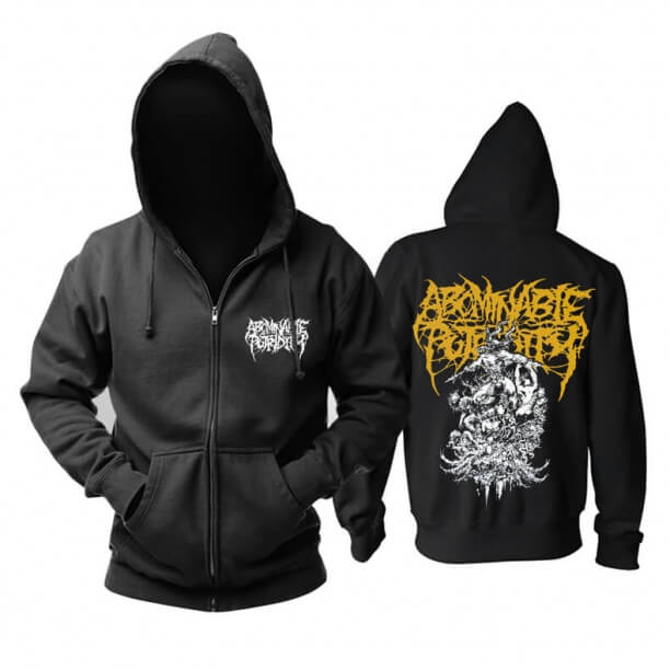 Sweat à capuche Putridity abominable Russie Metal Music Hoodie