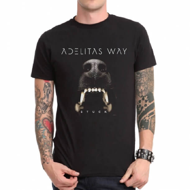 เสื้อยืด Adelitas Way Rock สำหรับบุรุษ