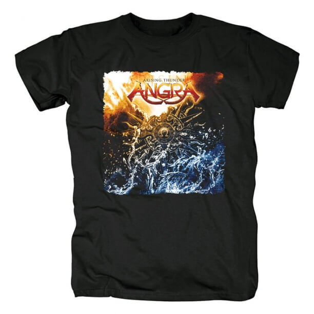 חולצות טי רעם Angra Rising חולצות טריקו מתכתיות ברזיל