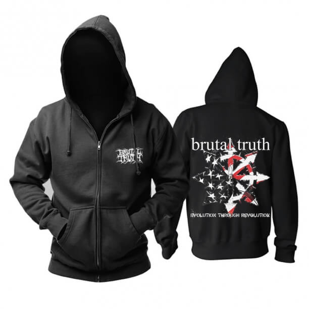 Hoodie cu muzică minunată, cu adevărat brutal, cu glugă