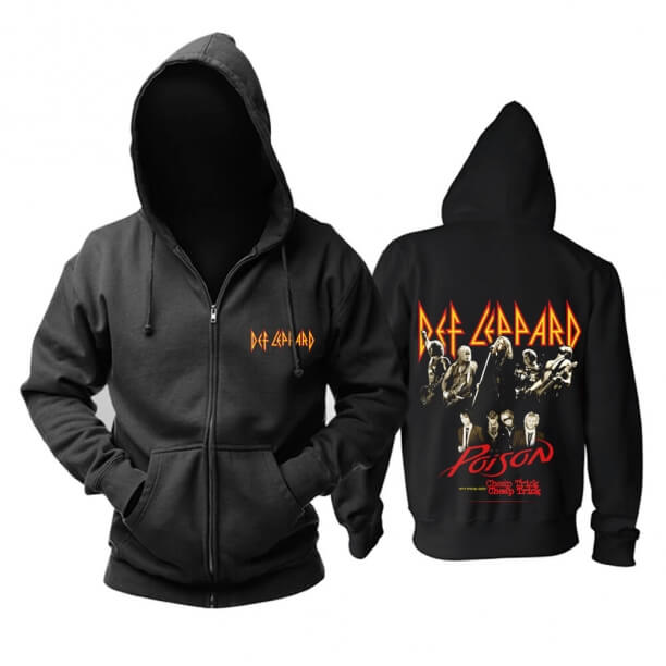 Başar Def Leppard Kapşonlu Tişörtü İngiltere Metal Rock Grubu Hoodie