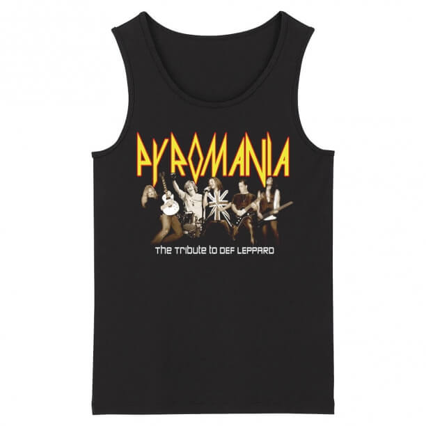 Awesome Def Leppard Sleeveless Tees Uk Metal Tank Tops