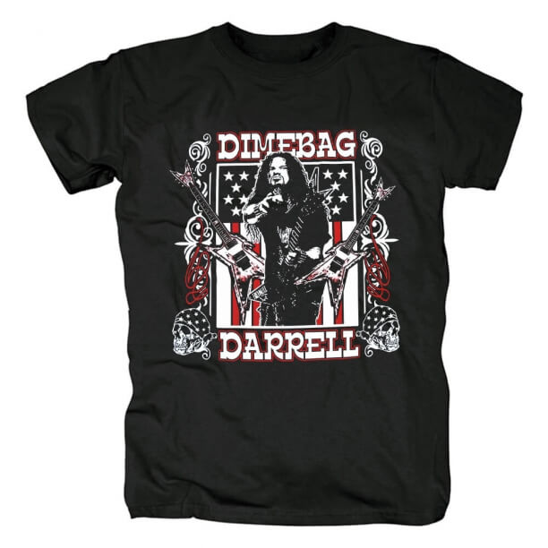 Удивительная футболка Dimebag Darrell из металла в стиле панк-рок