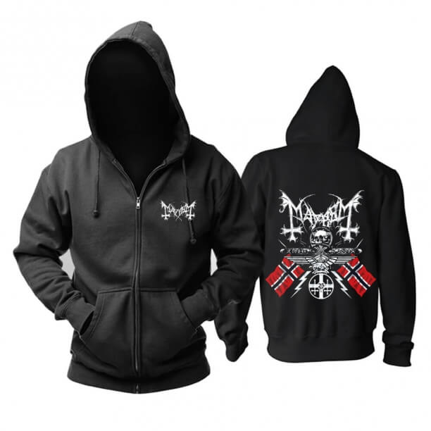 Awesome Norway Mayhem Hoodie Metal Rock Sweat Shirt
