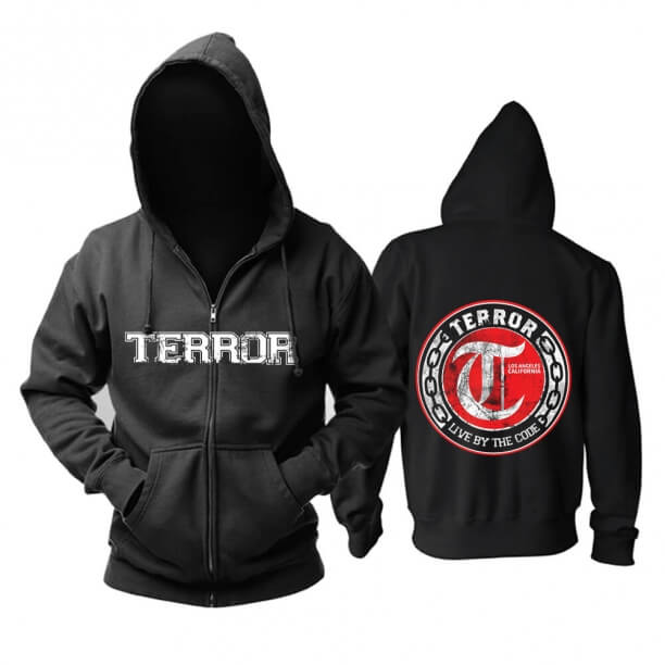 Ehrfürchtiger Terror Kapuzenpulli Wir Hardrock Metal Punkrock Band Hoodie