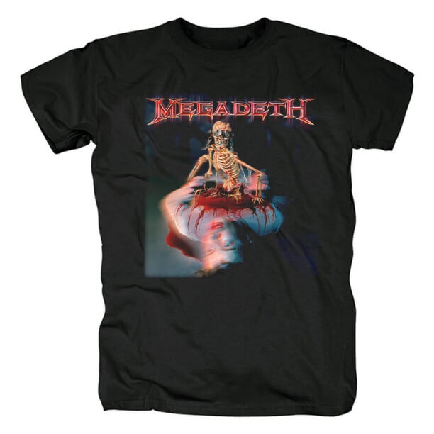 Başar Bize Megadeth Dünyanın Bir Kahraman T-Shirt Metal Rock Grafik Tees İhtiyacı
