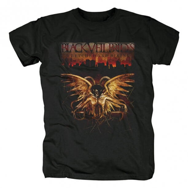 Black Veil Brides Tee Shirts Us Hard Rock Punk Rock Camiseta