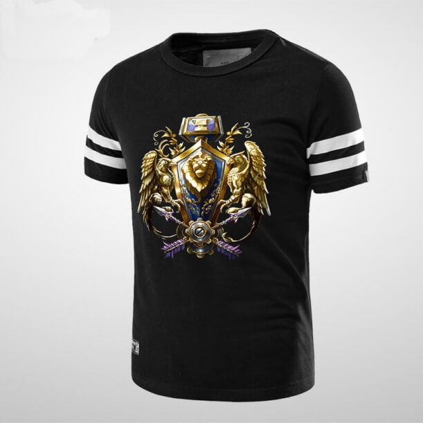 Blizzard WOW Alliance Logo T-shirt för herrar