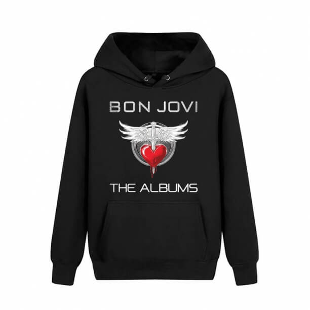 Bon Jovi Hooded Sweatshirts Stany Zjednoczone Rock Band z kapturem
