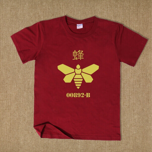 レッドワインTシャツを破るMens XXL Tee