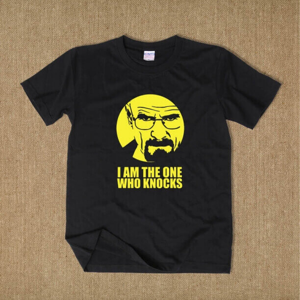 Bryde Bad Walter Hvid Sort Herre T-shirt