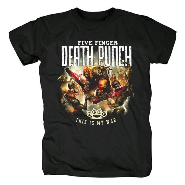 California Hard Rock Band Tees Fünf Finger Death Punch Dies ist mein Krieg T-Shirt