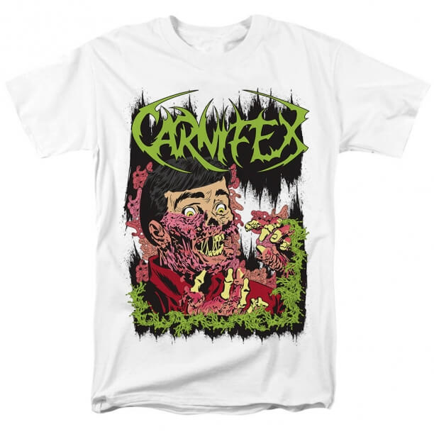 クールなCarnifex TシャツメタルバンドTシャツ