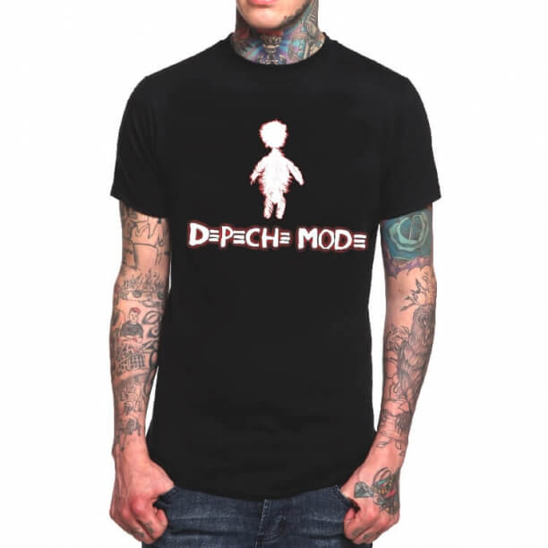 Cool Depeche Mode Rock Tshirt Black Heavy Metal 