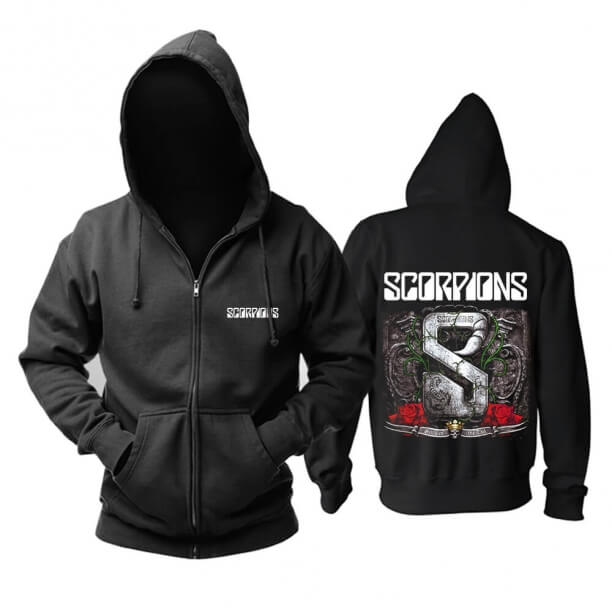 Coole Skorpione stechen im Schwanz Kapuzenpulli Deutschland Metal Rock Band Hoodie