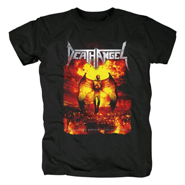 デス・エンジェル・ティー・シャツ・アス・メタル・ロック・バンドTシャツ