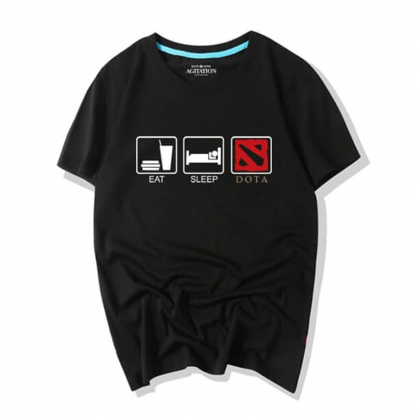 Dota2 Spis søvn og spil Dota T-shirts