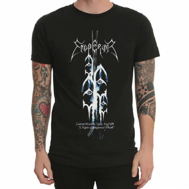 Emperor Rock T-Shirt Heavy Metal Band Nero