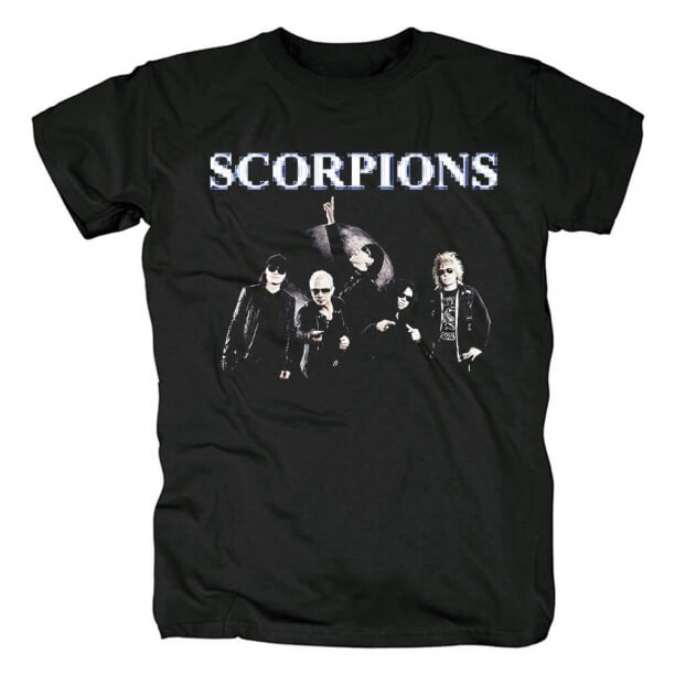 Duitsland Metal Rock Band Tees Scorpions Moon Wallpaper T-shirt
