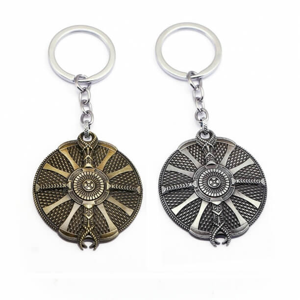 God of War 4 Kratos Guardian's Shield Keychain