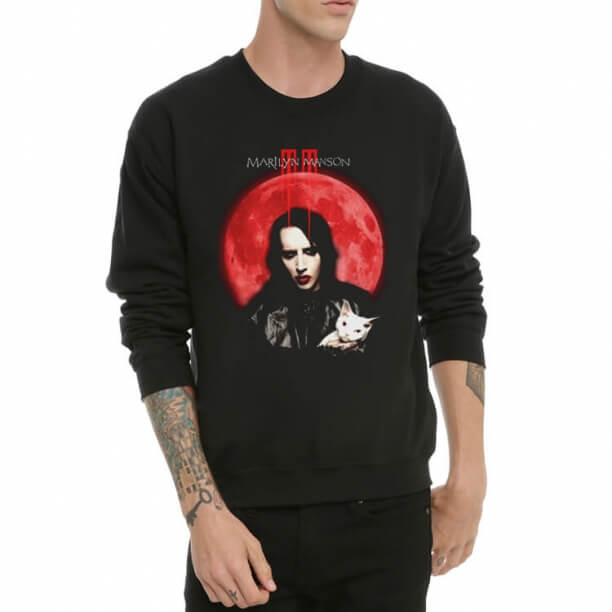 Heavy Rock Marilyn Manson mikina s kapucí černé kalhoty