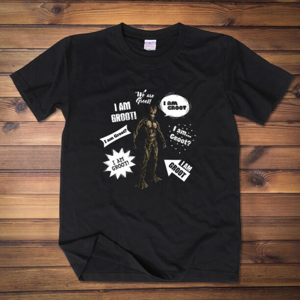 Je suis des Tee-shirts de Groot Tee Guardians Of The Galaxy 2 pour les hommes