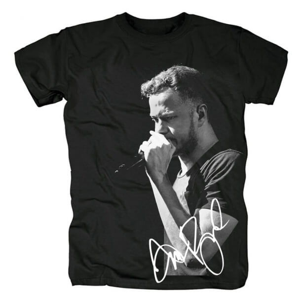 Imagine o t-shirt dos dragões Dan Reynolds nós rocha Camisetas