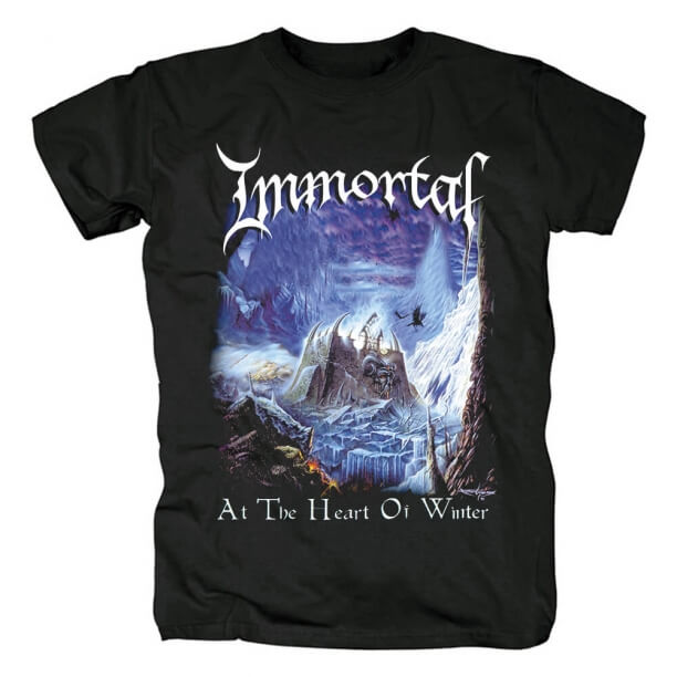 Nieśmiertelne T-shirty Norwegia Metal Rock T-Shirt