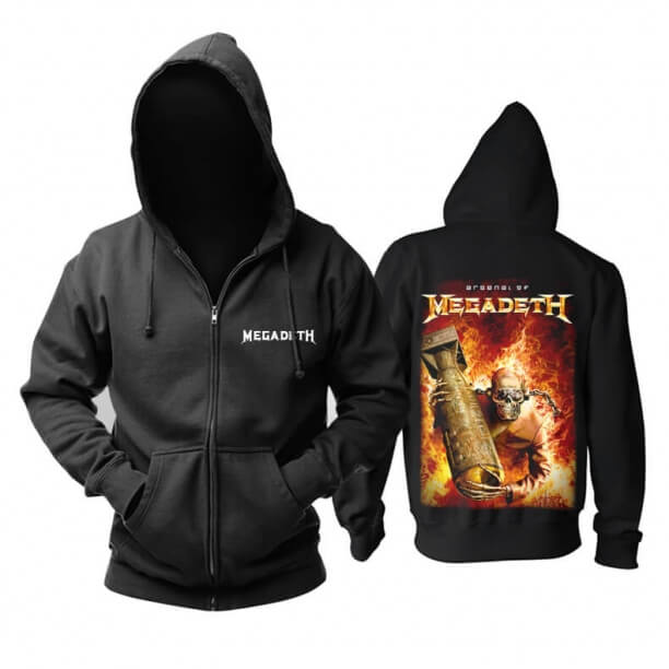 Mikiny s kapucňou Megadeth s kapucňou