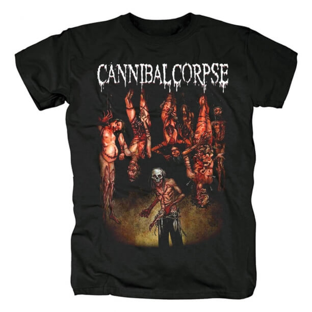 メタルパンクグラフィックグラフィックティーパーソナライズされたCannibal Corpse Tシャツ