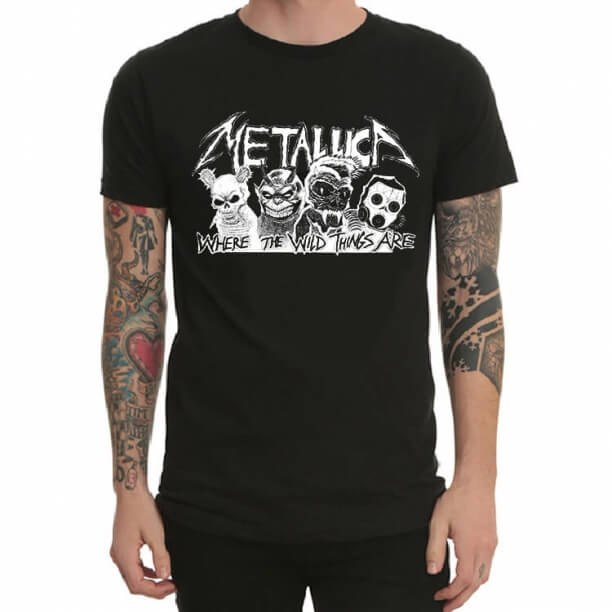 Metallica Band Tshirt Black Metal Tee para Jóvenes