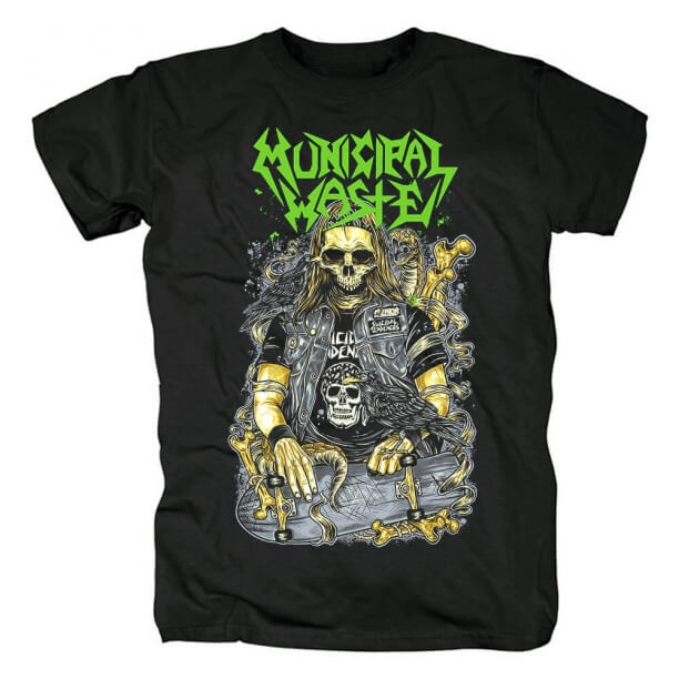 T-Shirt di rifiuti urbani T-shirt di metallo rock