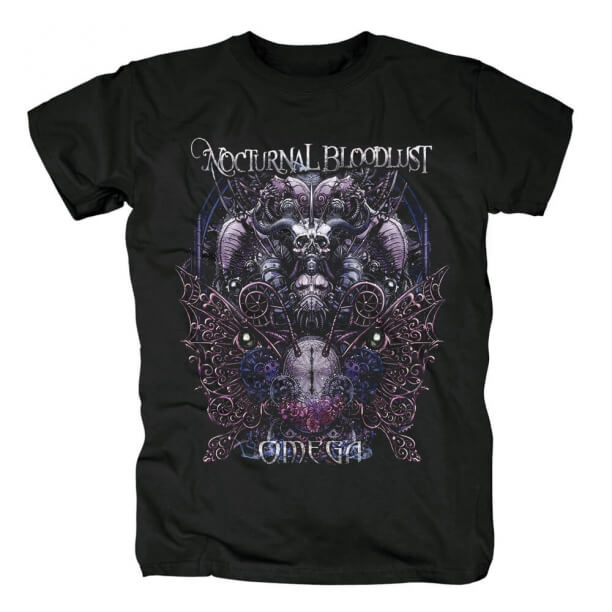 Camiseta de metal Nocturnal Bloodlust Omega T-shirts Japón