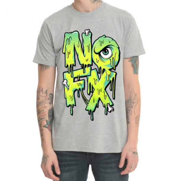 Maglietta Rock Nofx Maglietta Uomo Grigio XXL