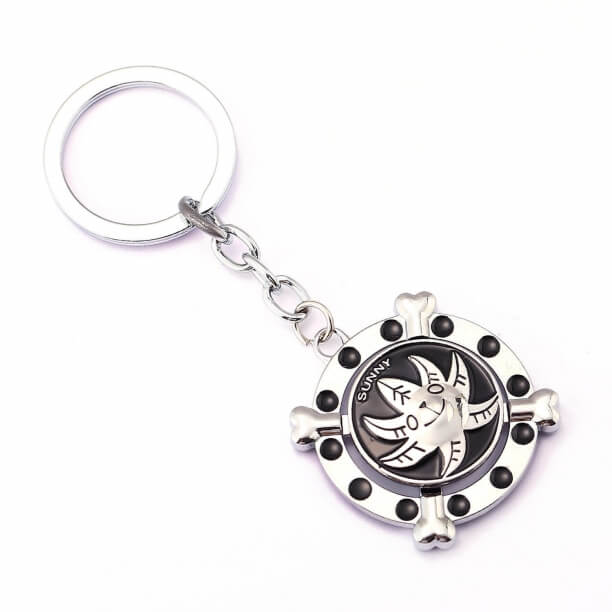 One Piece Rotatable Thousand Sunny Key Holder