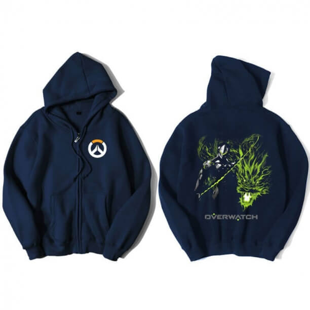 Overwatch Genji Sweatshirt men đen Hoody