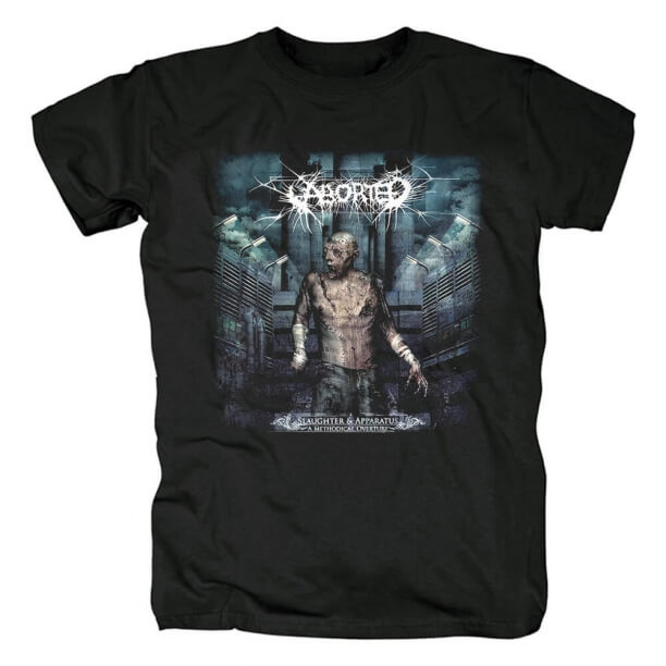 Personalised Aborted T-Shirt Belgium Metal Punk Rock Band Shirts