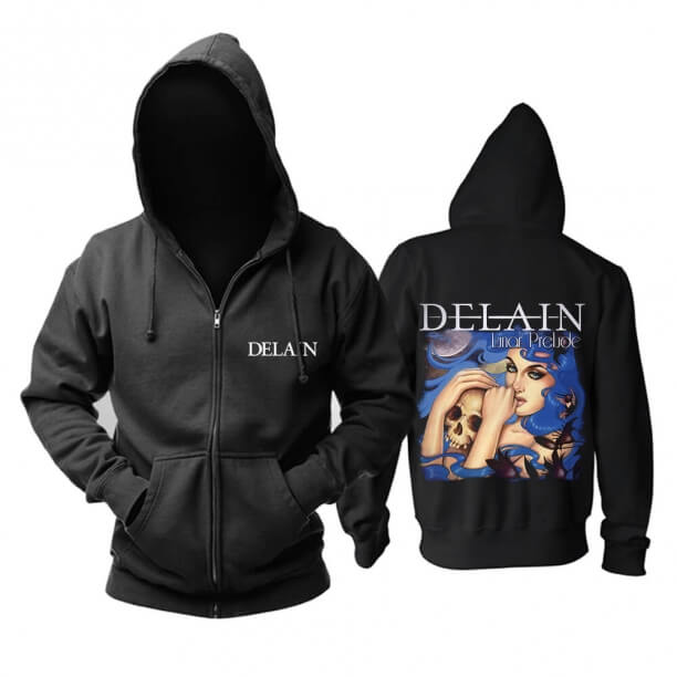Gepersonaliseerd Delain Lunar Prelud Hoody Metal muziek Hoodie