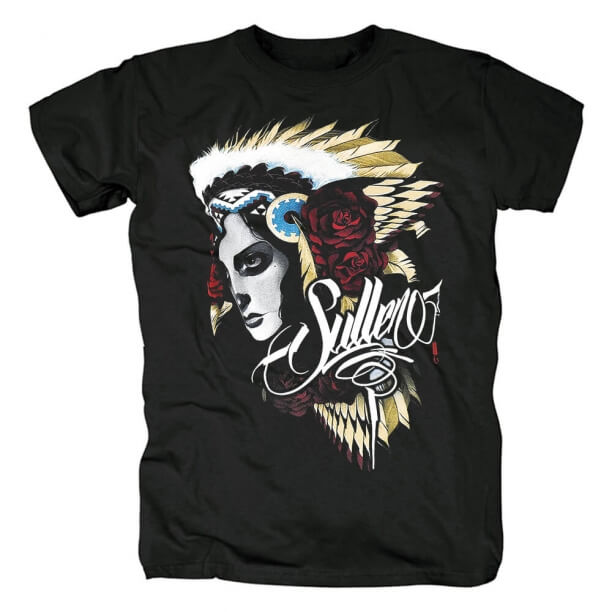 Camiseta Sullen Art personalizada Camisetas Hard Rock